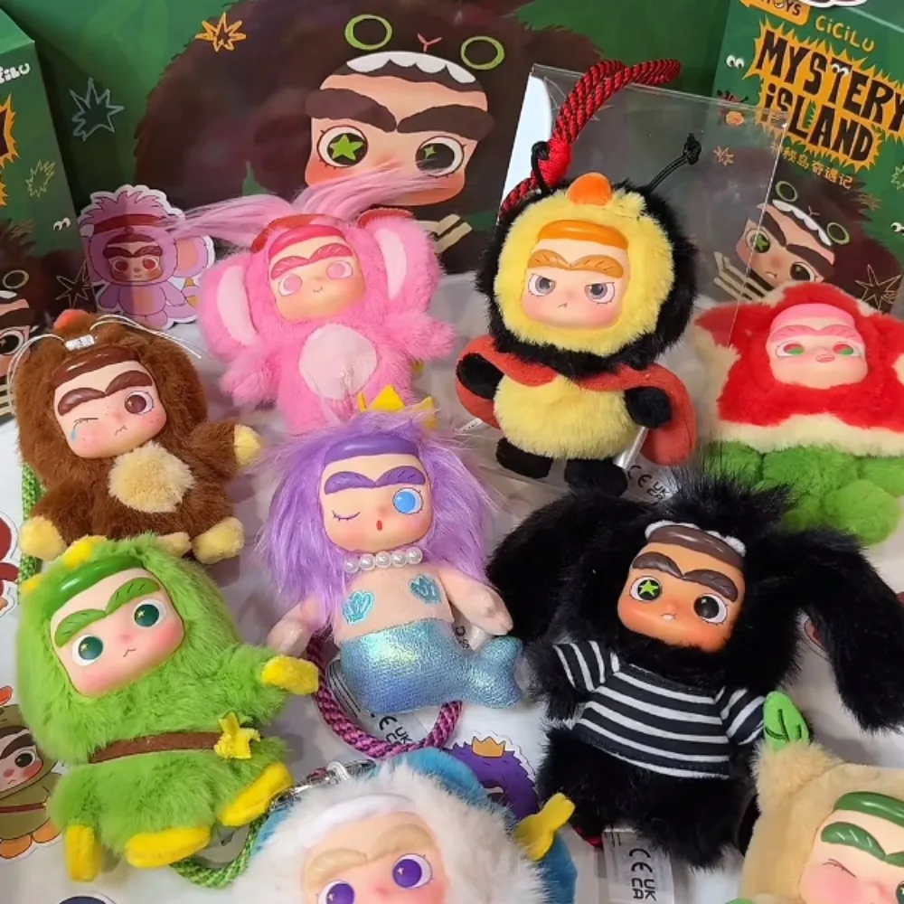 

52TOYS CiCiLu Mystery Island Adventure Series: Плюшевая фигурка-сюрприз в закрытой упаковке, брелок-подвеска, модный аксессуар, игрушка, подарок-сюрприз