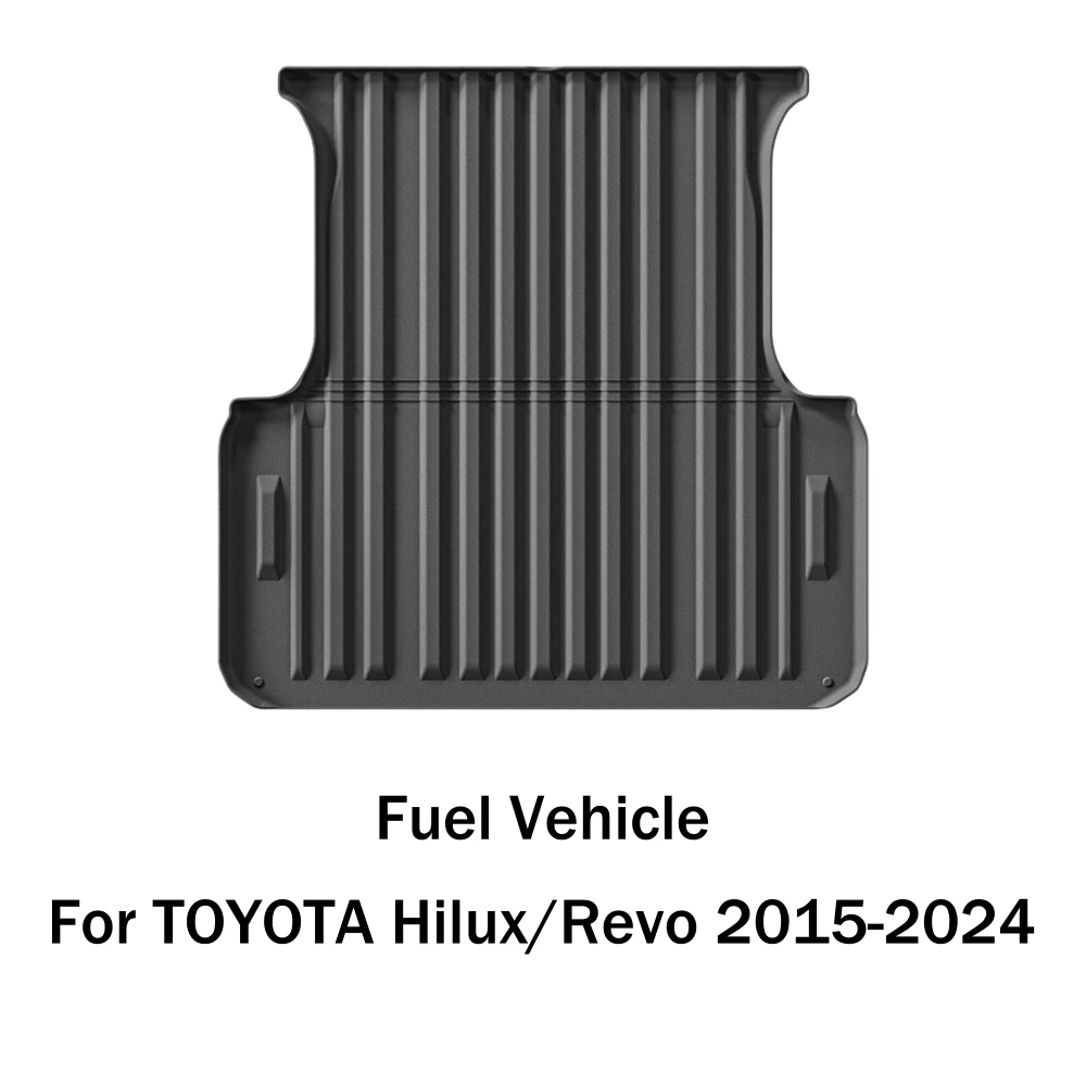 Für Toyota Hilux Revo 2015 - 2024 Rechtslenker TPE 3D-Fußmatten Kofferraummatte RHD Japan Australien Neuseeland Südafrika – Detail 4