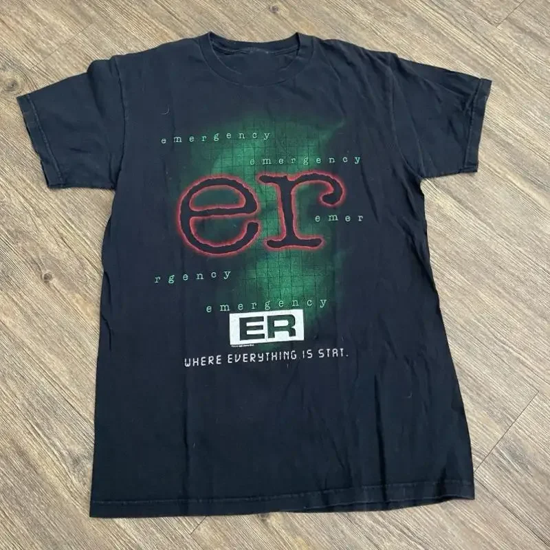 Er Emergency Tv Show T Shirt Black Cotton Adult S 5Xl Ub408