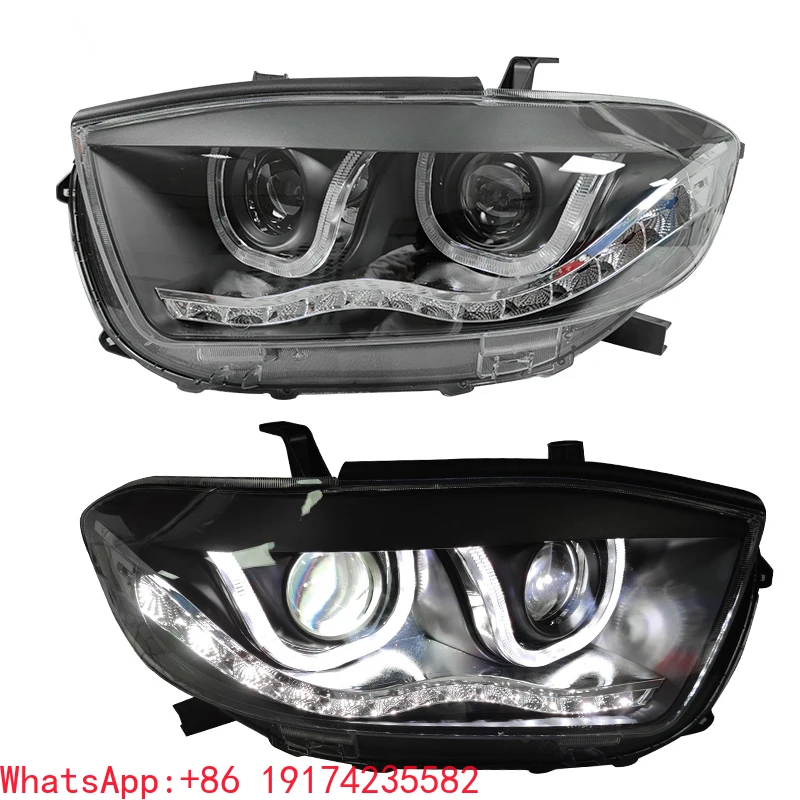 

For Toyota Highlander 2009 2010 2011 Head Lamp Assembly Upgrade LED Head Light Highlander Headlight