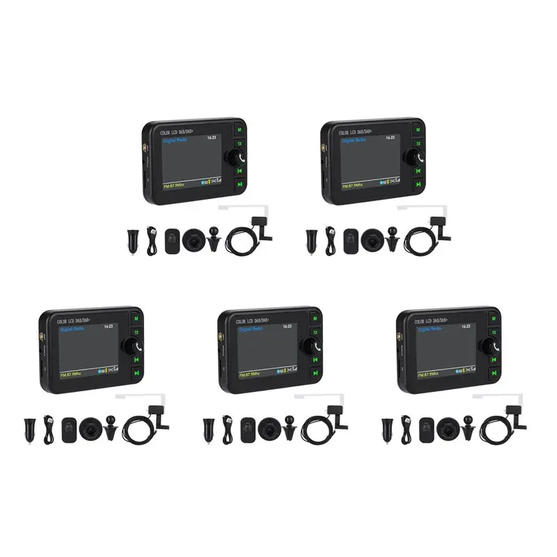 

Exclusive 5X Car DAB Car Bluetooth MP3 Digital Radio Graphic Display Color Screen Car Supplies