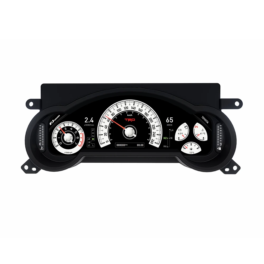 Digital Dash for Toyota Land Cruiser FJ 2007-2021 Linux LCD Instrument Cluster Virtual Cockpit