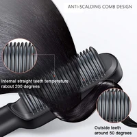 New Dual-Purpose Heated Straightening And Curling Comb With Negative Ions That Won’T Damage Your Hair Hair Straightenercomb 4