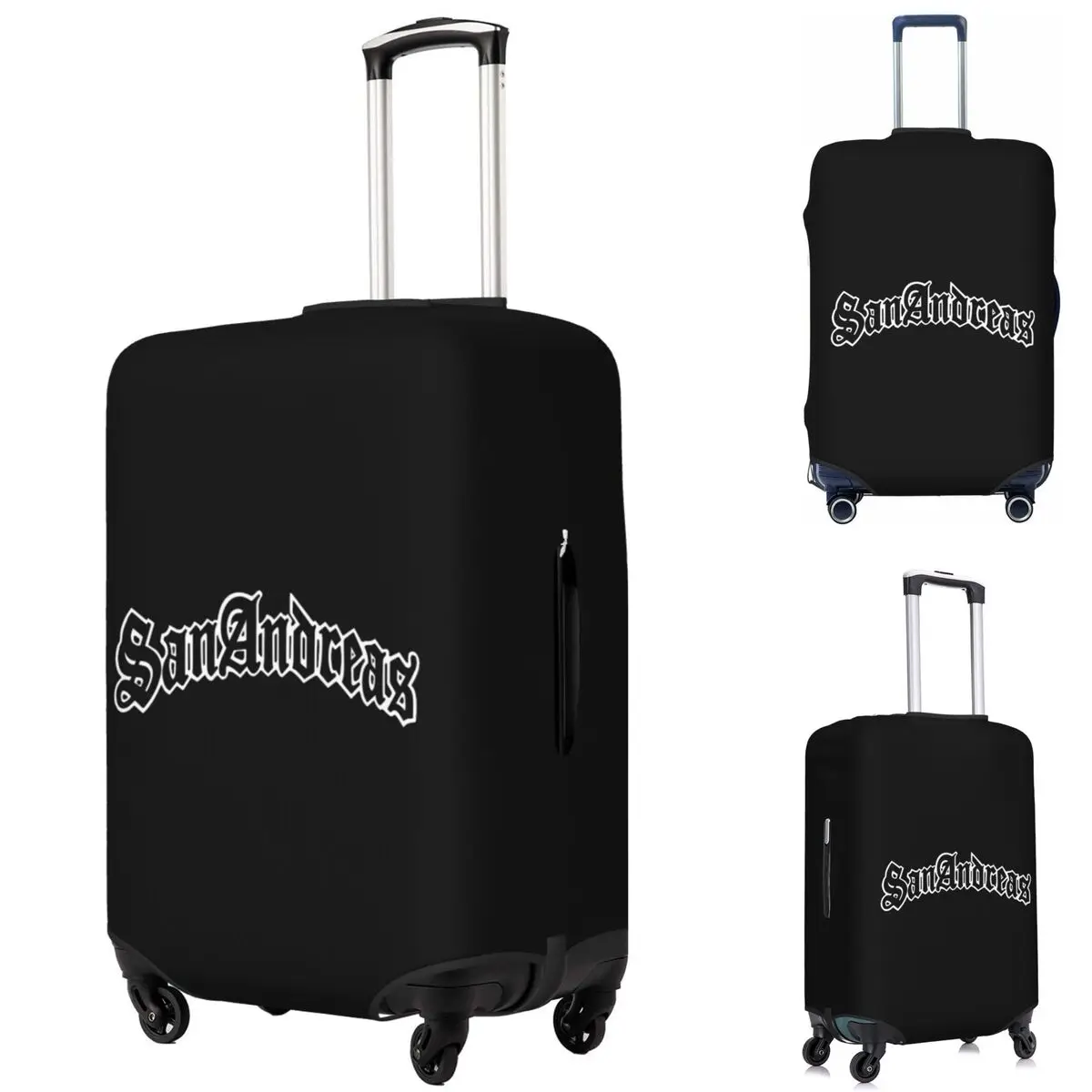 

Sherm Head GTA San Andreas Logo Suitcase Cover Protection Elastic Trip Luggage Protector Covers for 18-32 Inch