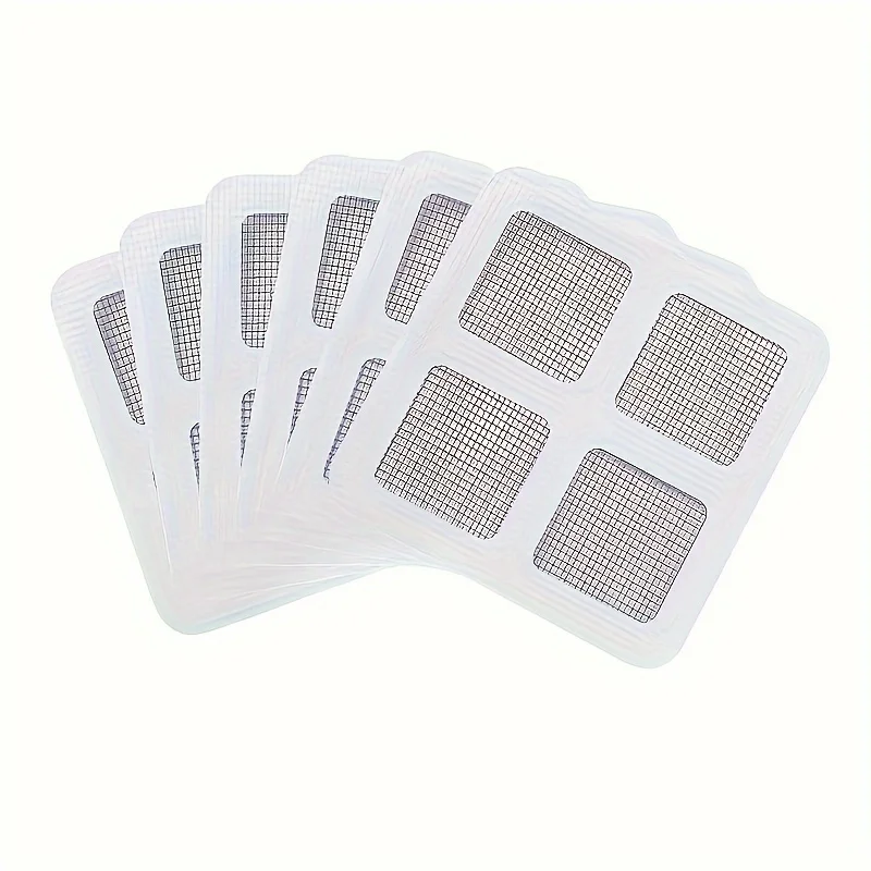 Disposable Hair Catchers for Shower Mesh Shower Drain Covers - Floor Sink Strainer Filter Mesh Stickers Bathroom Accessories