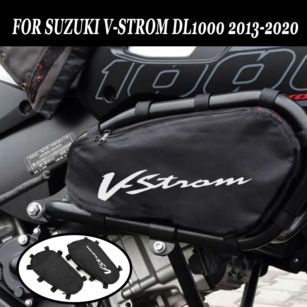 

Motorcycle Frame Anti-Collision Bar Waterproof Bag Maintenance Tool Placement Bag Suzuki V-STROM DL1000 DL 1000 DL1000 After2013