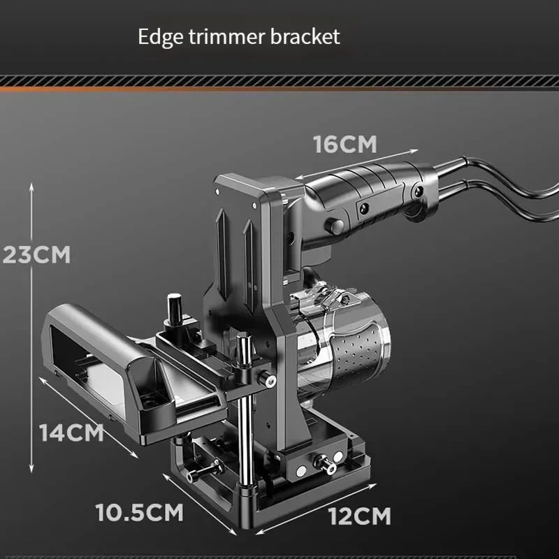 

Woodworking universal tool hole opener trimmer bracket two-in-one connector slot opener new