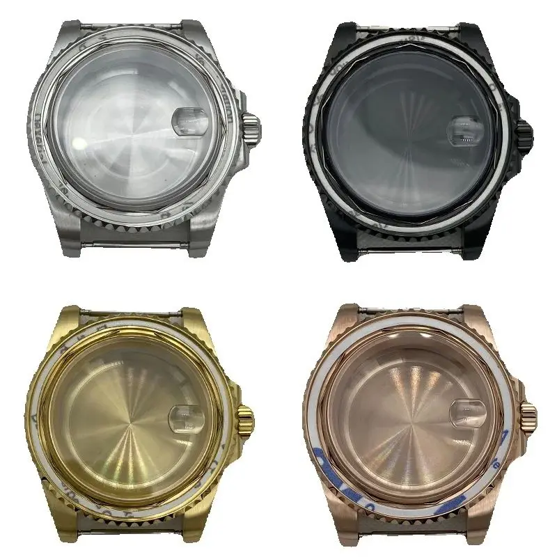

40mm NH35 Watch Case Sapphire 200M Waterproof For GMT SUB NH34 NH35 NH36 NH38 ETA 2824 Miyota 8215 Automatic Movement 120 clicks