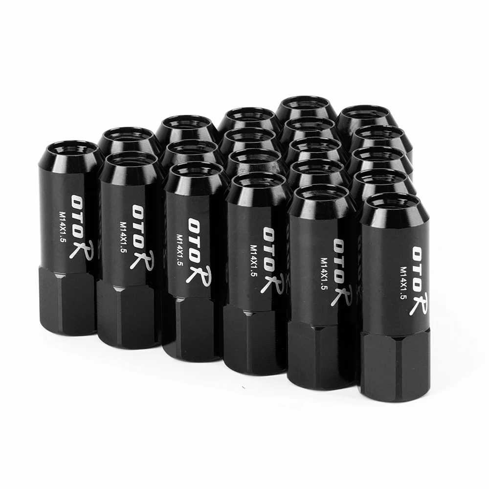 New Car 20PCS 60mm M14 X 1.5 Wheel Nuts Racing Lug Wheel Nuts Screw / Aluminum Lug nut