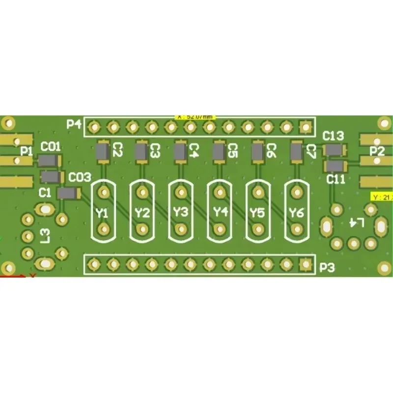 Filtro a banda laterale singola da 10,7 MHz in cristallo SSB CW Cohn