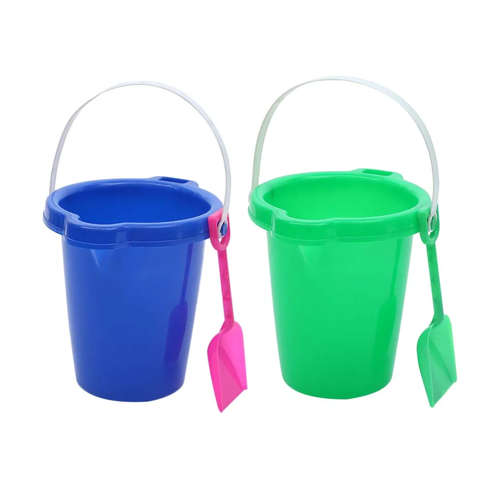 

2 Pcs Household Water Bucket Pails and Buckets for Kids Sand Playing with Plastic Child Toddler Outdoor
