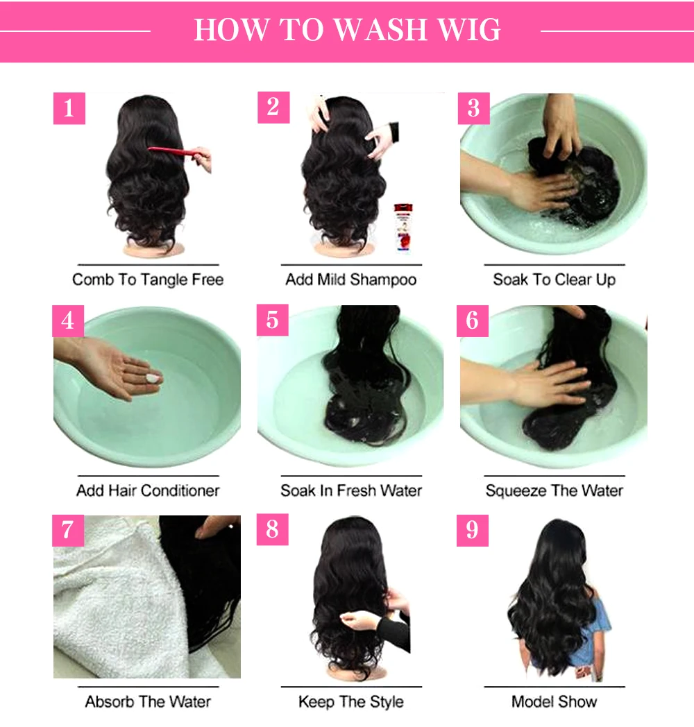 Körperwelle, 3 Bundles mit Frontal, Echthaar-Bündel mit 13 x 4 Spitzen-Frontal, natürliches schwarzes, gewelltes Haar, reines Haar, 13 x 4 Frontal – Detail 18