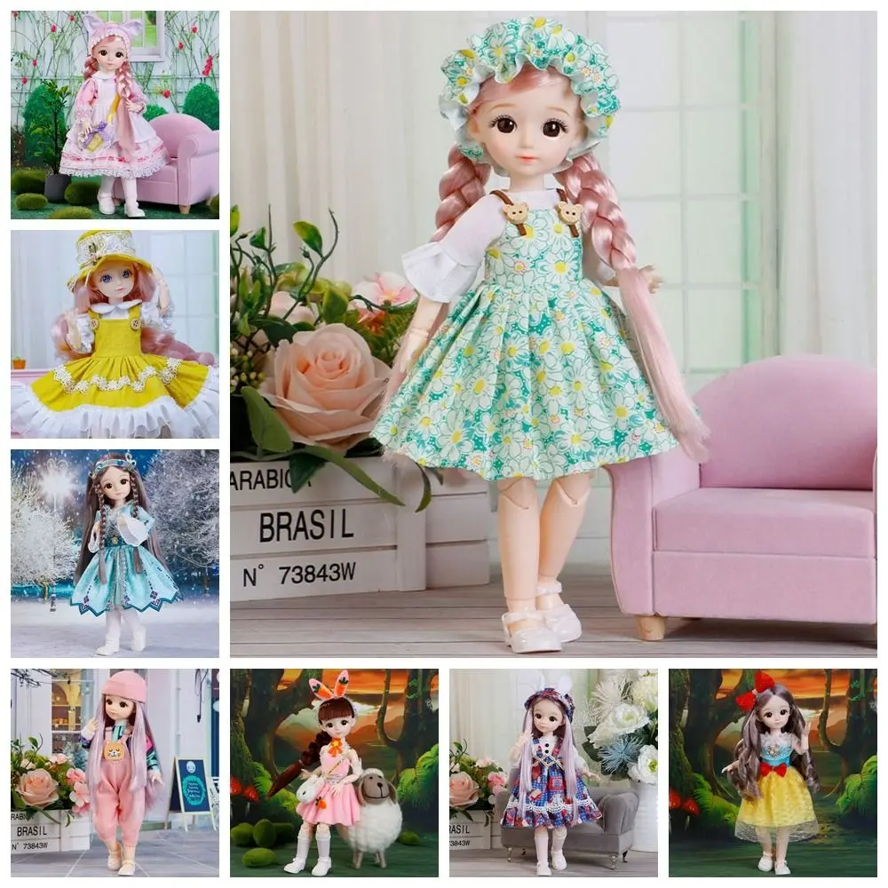 Dress Up BJD Doll Mini Dolls 1/6 BJD with Clothes Removable Joints Doll Removable Joints Colorful Children Toys