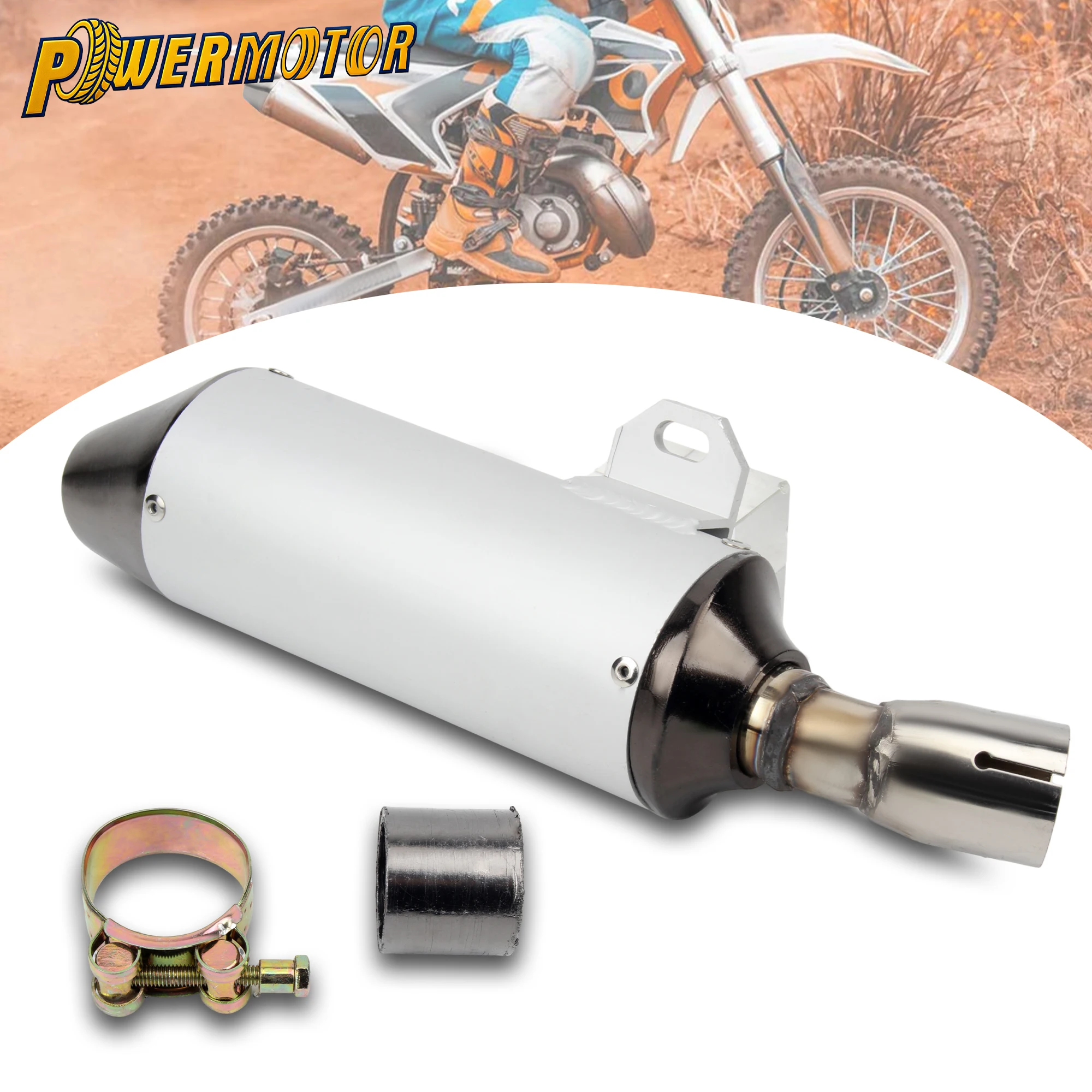 

For New BBR China KAYO BSE Apollo Motorcycle Exhaust Muffler Pipe Is Suitable Motocross Dirt Pit Bike Exhaust Pipe Accessories