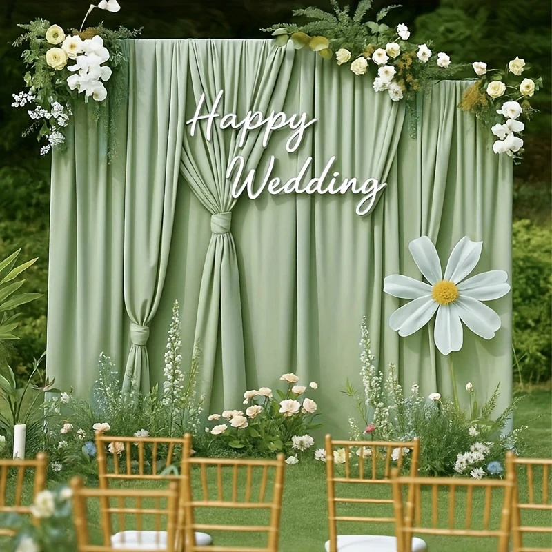 Chiffon Table Runner Sheer Romantic Wedding Arch Table Decoration for Birthday Party Bridal Shower Outdoor Christmas Decorations