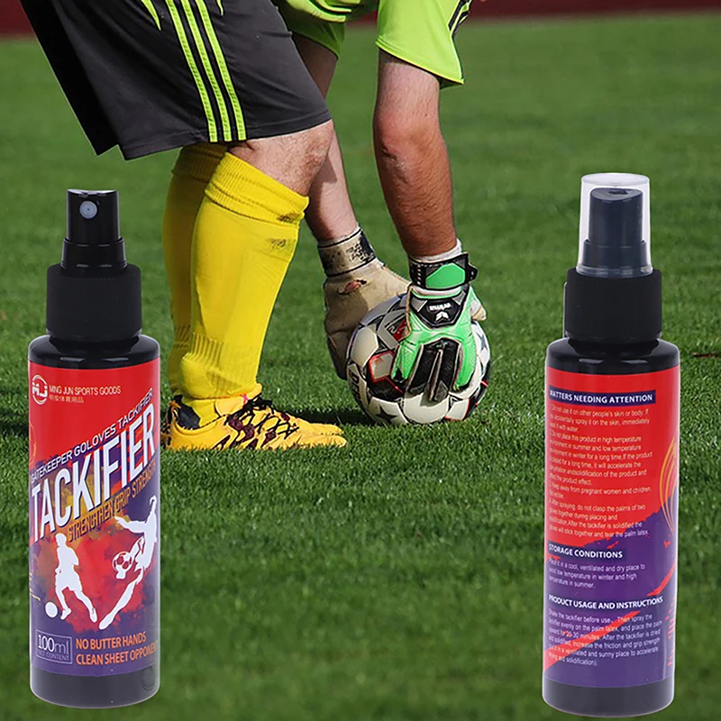 

1Pc 100ml Goalkeeper Glove Tackifier Sticky Glue Spray Grip Boost Spray Football Gloves Glue For Grip Goalkeeping Gloves