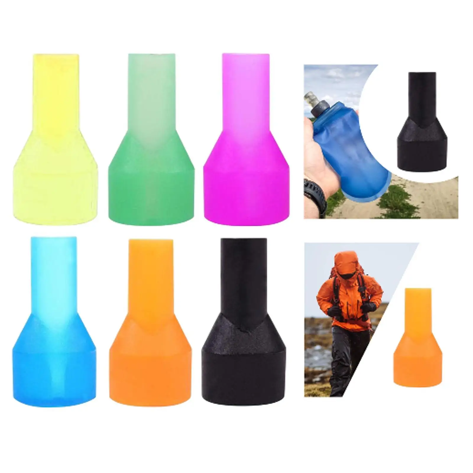바이트 밸브 마우스피스, 누출 방지 휴대용 실리콘 워터백 튜브 노즐 교체