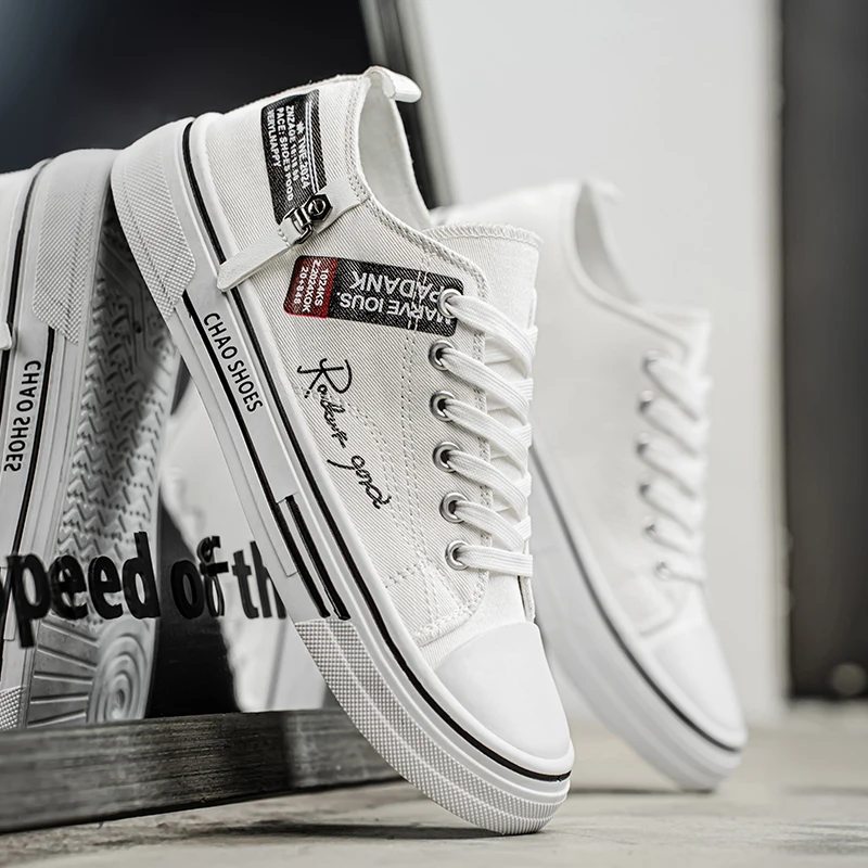2025 Men's Canvas Fashion Buckled Canvas Sneakers Lightweight and Non-Slip Skateboarding Comfortable Casual Workwear For Men