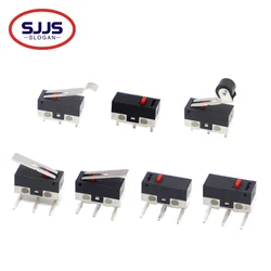Micro Limit Switch Momentary Push Button Switch 1A 125V AC Mouse Switch 3Pins Long Handle Roller Lever Arm SPDT 12* 6 *6mm
