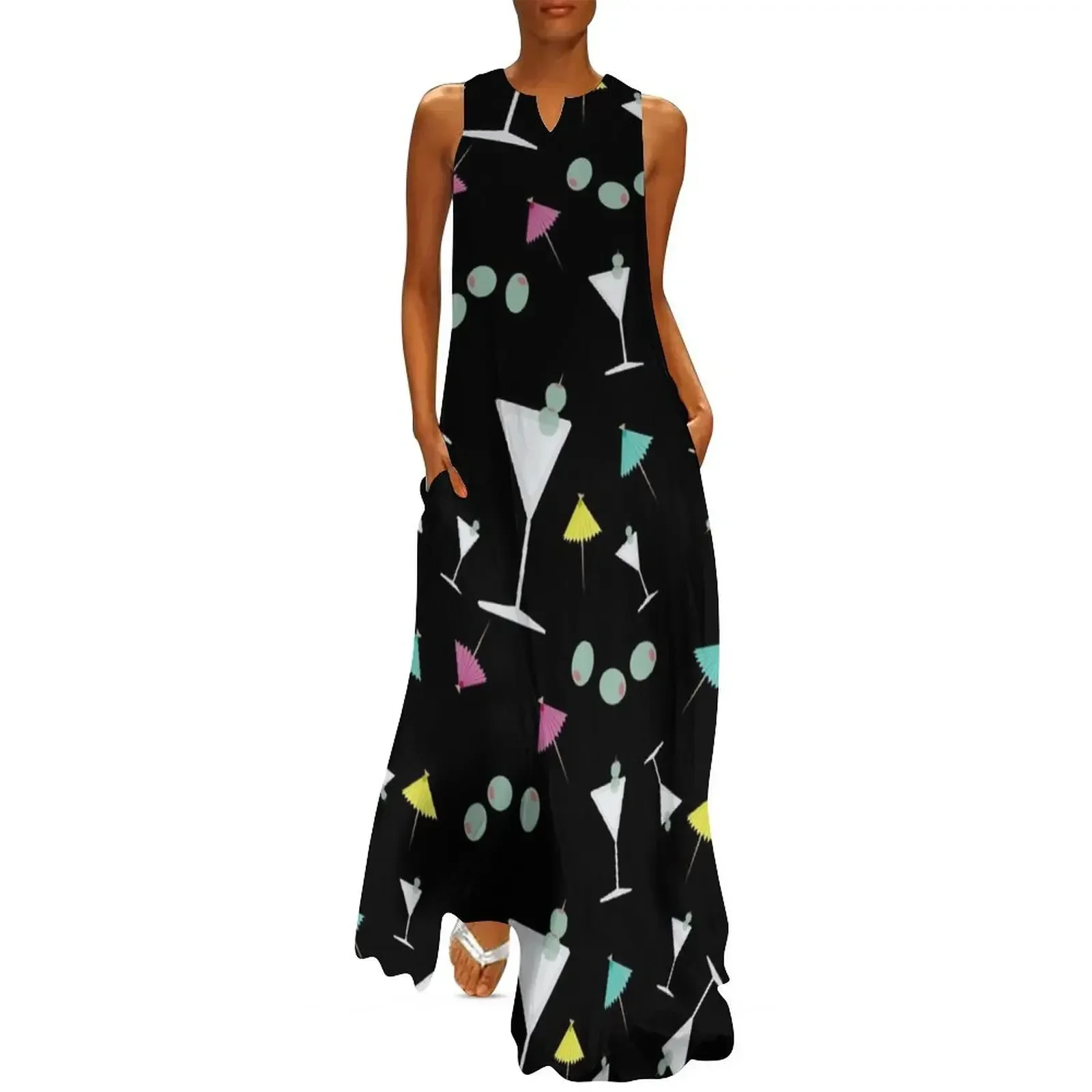 

martini party Long Dress women clothes women party dresses summer dress Aesthetic clothing Dress