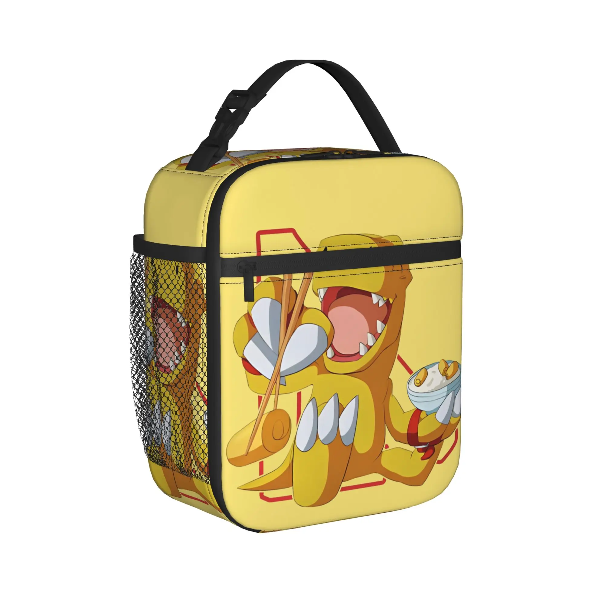 Renamon Digimon Anime  Insulated Lunch Bag Thermal Bag Lunch Container Digital Monsters Anime Tote Lunch Box Food Storage Bags
