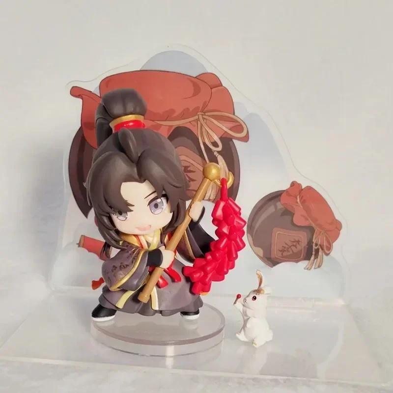 Patriarca di Magic Dao Figure Q-version Wei Wuxian Wangji Kawaii Anime Figure Model Doll Collection Toys Ornament regali di capodanno