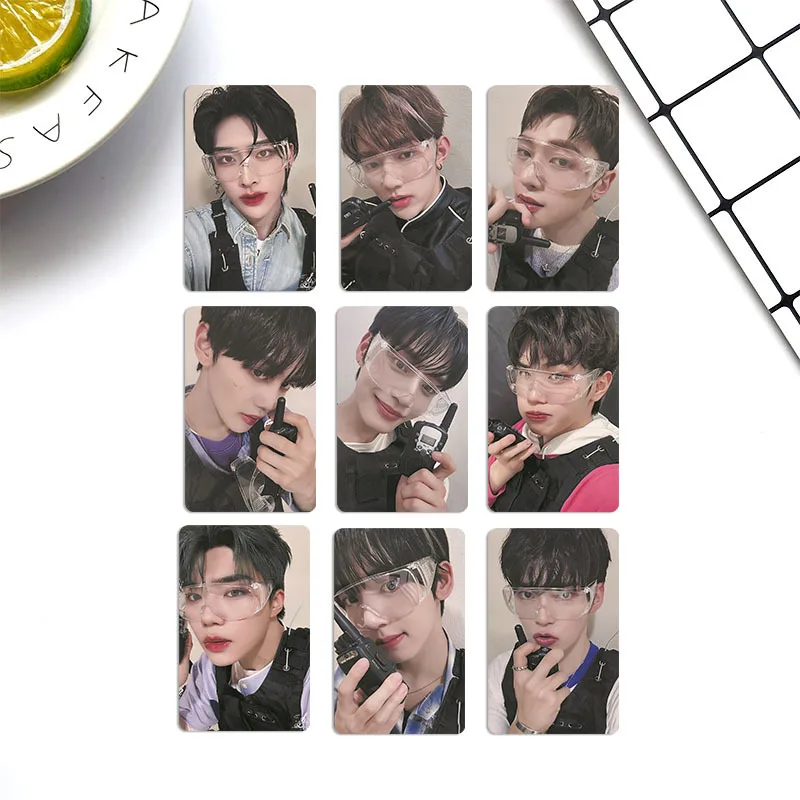 9pcs/set KPOP ZEROBASEONE ZB1 Special Agent Spy LOMO Cards Photo Card RICKY JIWOONG MATTHEW YUJIN ZHANGHAO HANBIN Gifts