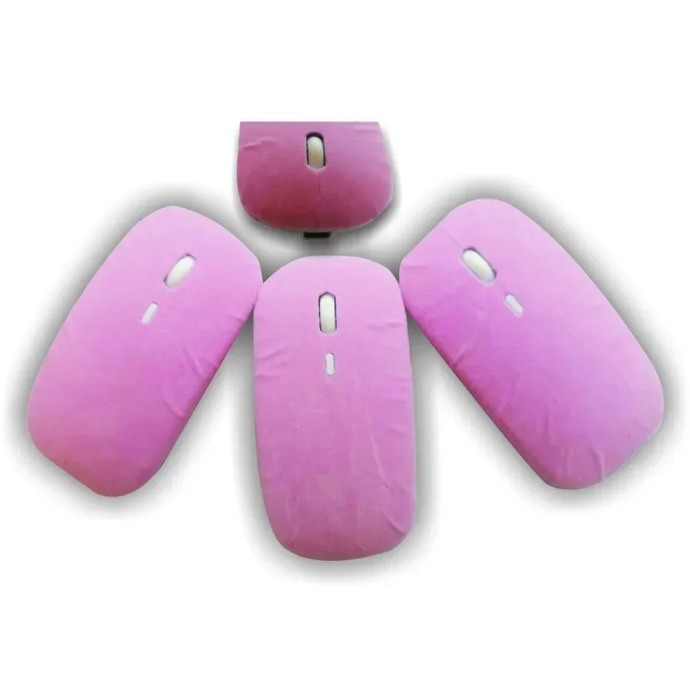 Velvetfabric Flannel Mouse Bluetooth Wireless Type-C Rechargeable Silent Dual-mode  Ergonomic Suitable for Laptop Computer