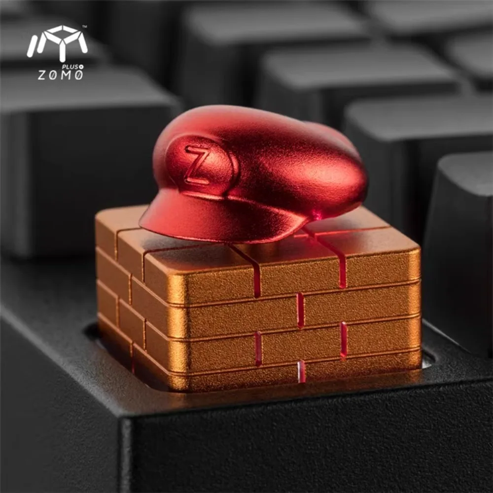 Imagem -03 - Zomo-acessório Teclado de Metal Teclado Mecânico Metal Keycap Esc Faraó Olho de Deus Martelo Sólido Móvel Magnético Retroiluminado Completo Personalizado