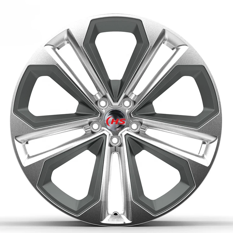 Custom 6061-T6 Five Spoke 19-22 Inch Grey Machine Face Forged Alloy Wheels Rims 22x10.5 5x112 for  RSQ8 S3 S4 S5 S6 S7 S8