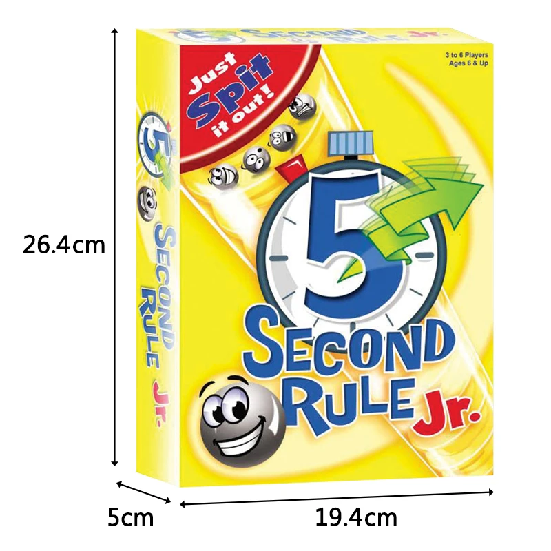 5 SECOND RULE UNCENSORED Zabawna, szybka gra karciana dla dorosłych i nastolatków 17+ Idealna na noc karcianą z przyjaciółmi