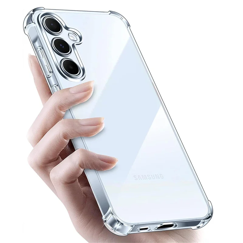 Silicone Case for Samsung Galaxy A55 5G Soft Shockproof Clear Phone Cases Samsung A 55 Cover A55 5G Samsung Galaxy A55 Case