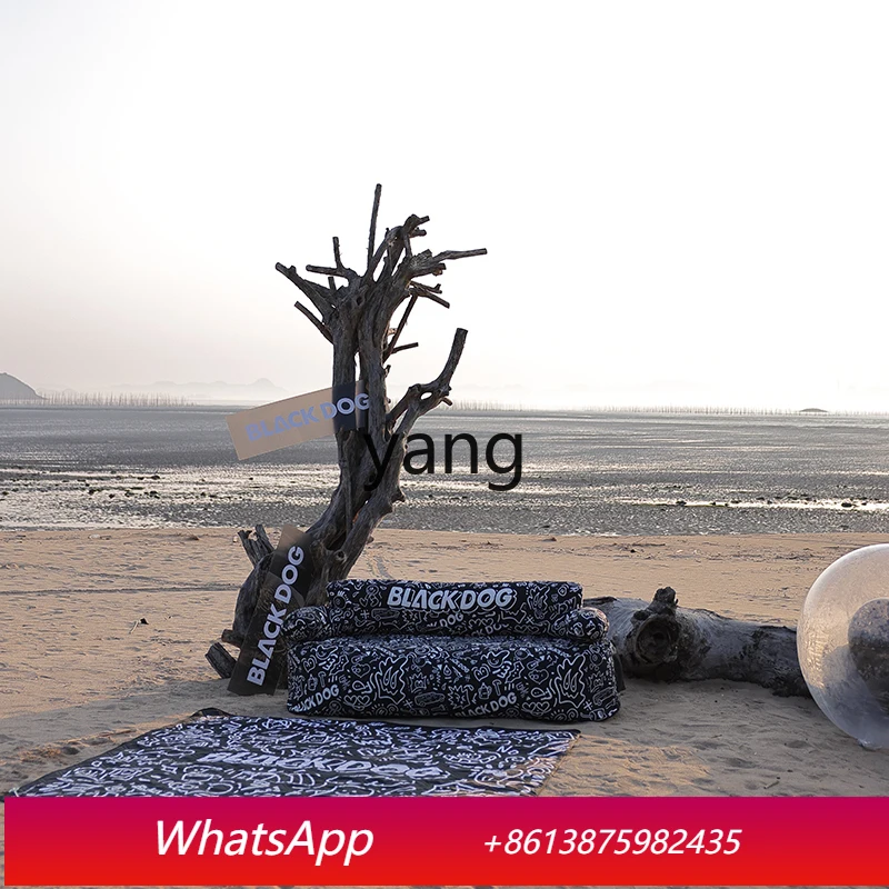 

LTT outdoor camping inflatable sofa lazy leisure portable folding home