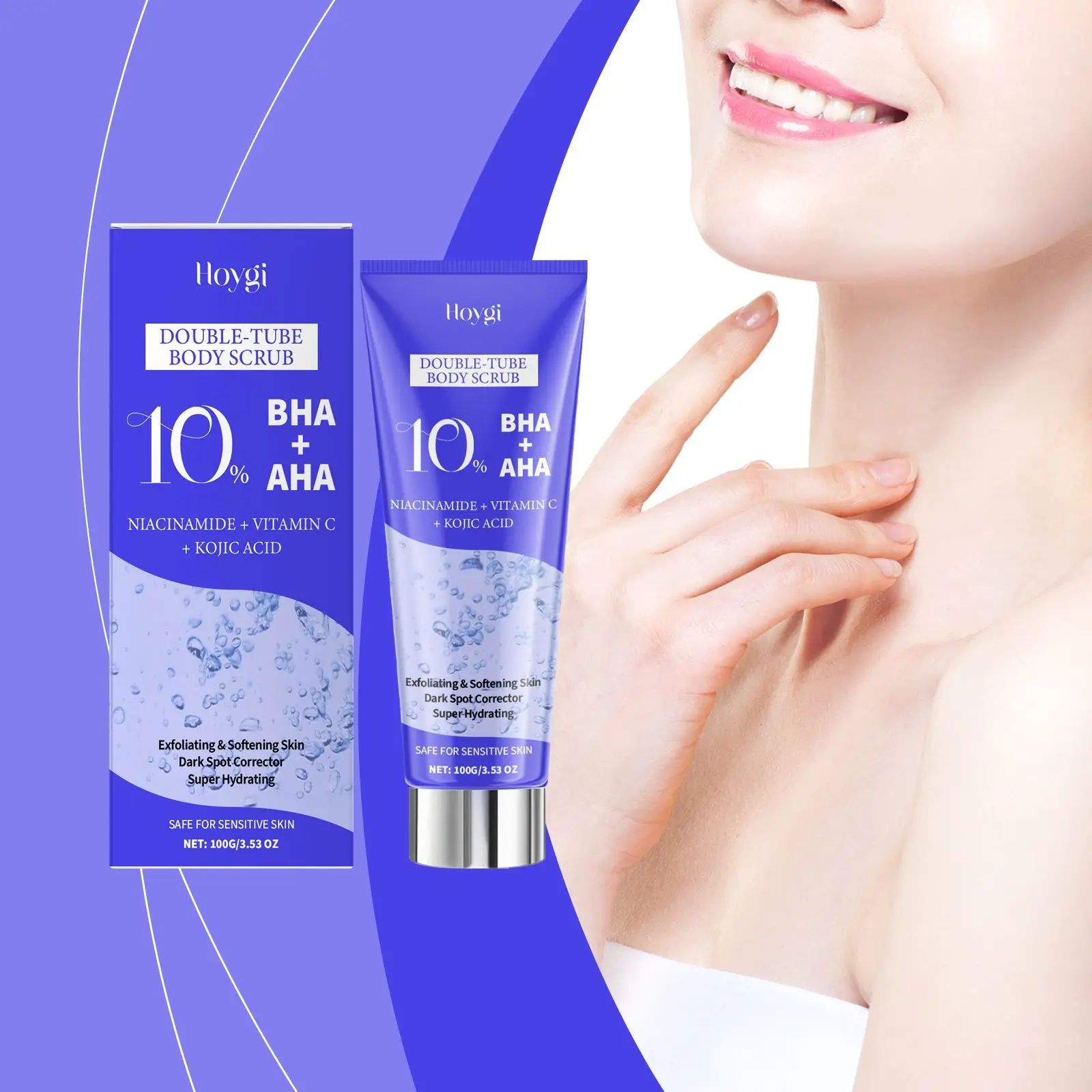 

Body scrub gentle cleansing softening exfoliation deep cleansing pores brightening complexion cleansing moisturizing cream