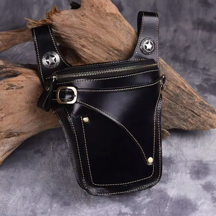 Vintage Pferdeleder-Handytasche, Kopfteil aus Rindsleder, Schlüsseltasche, personalisiertes Anhänger-Accessoire – Detail 16