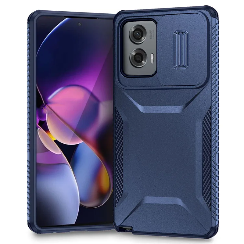 

Shockproof Phone Case For Motorola Moto G Pure 2021/Play 2023/Power 2022 Fundas Coque Slide Lens Protection Back Cover