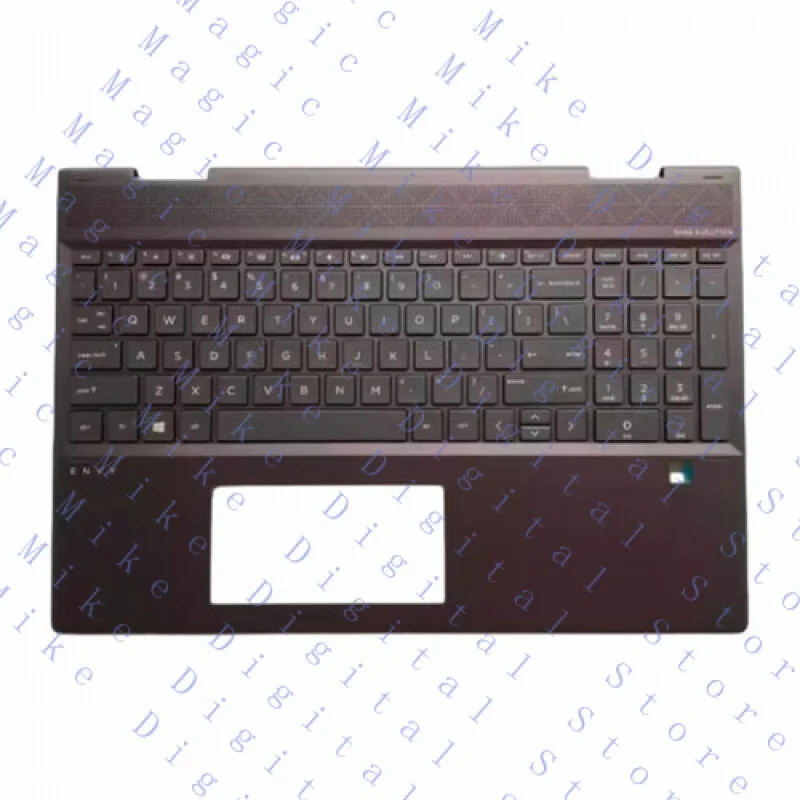 

UU Original new for HP ENVY X360 15-DR 15-DS Palmrest Case Keyboard Frame L53987-001 Brown