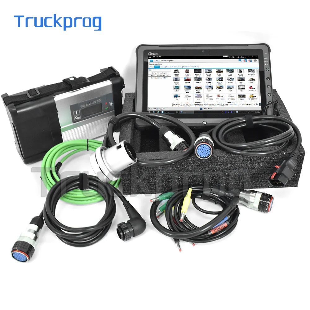 MB Star C5 Car Truck Star Diagnosis Multiplexer SD Connect C5 with Xentry DAS EPC Car Truck Diagnostic Tool With Getac Tablet