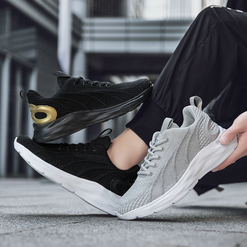 Fashion Running Shoes Men Breathable Multi-sports Sneakers Outdoor Lightweight Shock-absorbing Shoes Training Shoes