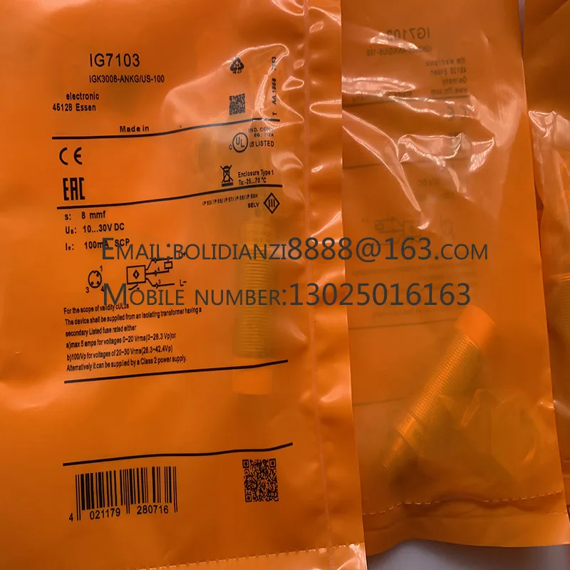 

The brand-new original sensor IG7103 IGK3008-ANKG/US-100 warranty for one year in stock