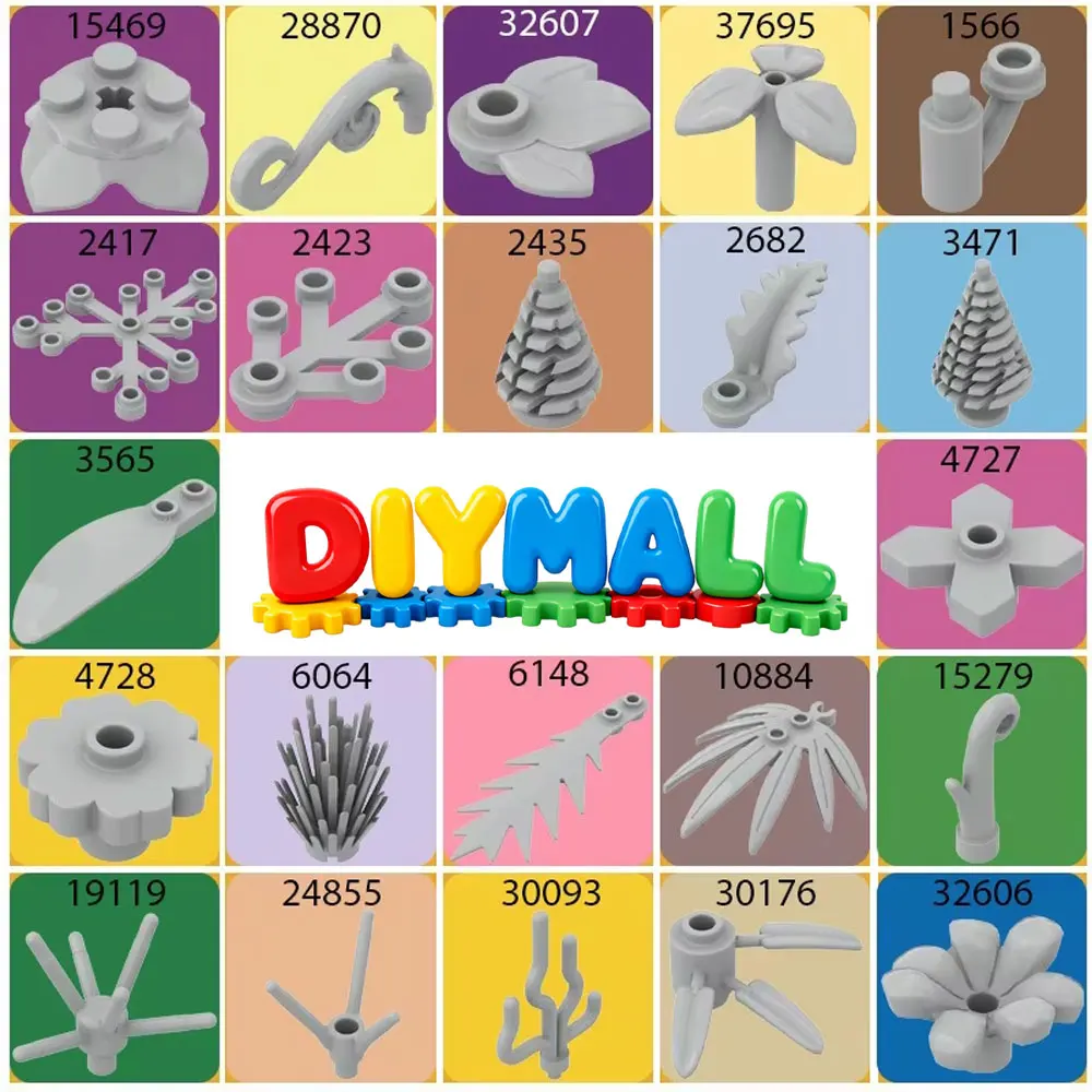 

MOC 50g Technical Parts Kit 15469/28870/32607/37695 Car Model Accessories Small Particle Building Blocks for legoeds DIY