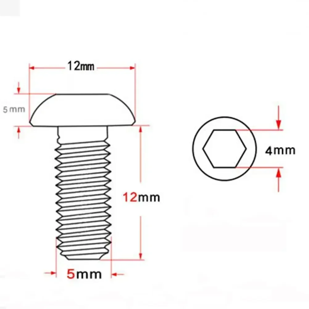 2 stücke Fahrrad Flasche Käfig Schraube Aluminium Legierung M5 * 12 Schrauben Befestigungs Schrauben Feste Schraube Fahrrad Zubehör Radfahren teile