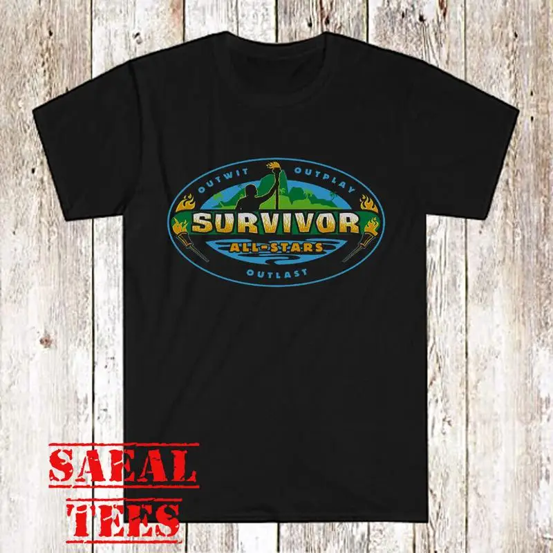 

Мужская черная футболка Survivor All Stars, размер S 5XL
