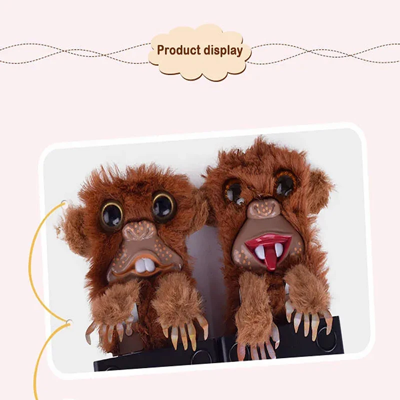 Surprise Prank Monkey Toys Realistic Monkey Prank Toys Plush Toys Children's Halloween April Fool's Day Funny Gifts Home Offices