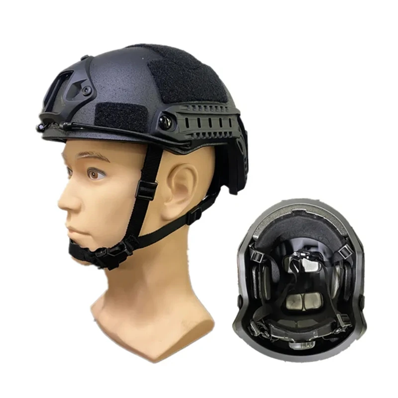 Casco táctico rápido antigolpes Tabby, protector de casco de entrenamiento para fanáticos del ejército, invierno y verano