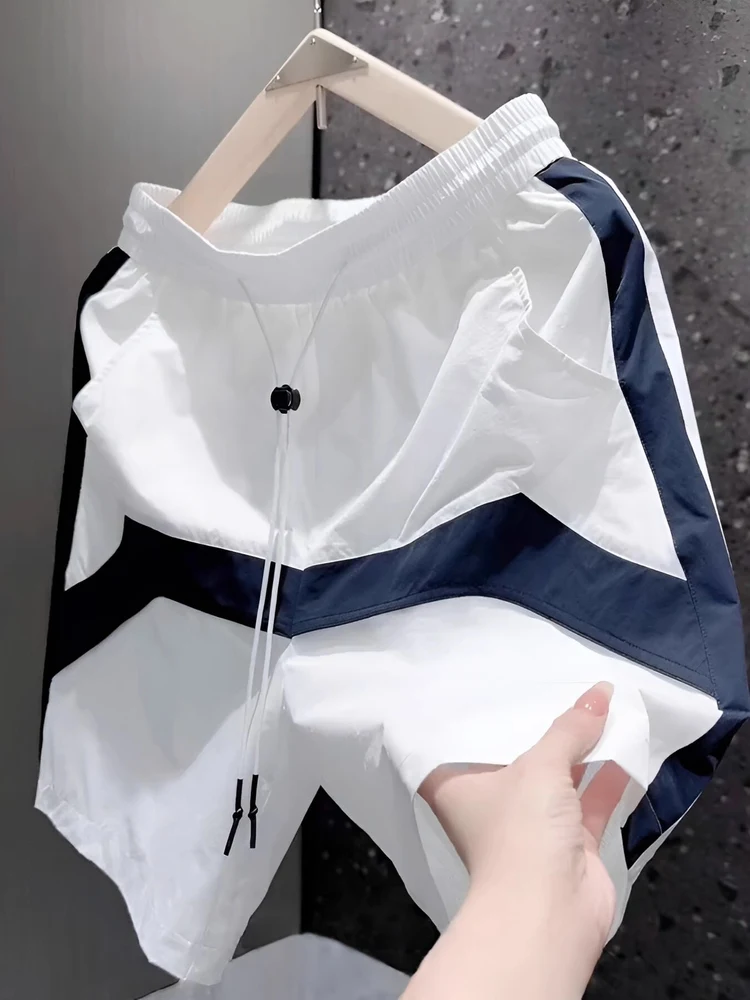 

Летний новый американский дизайн, мужские повседневные орты, дышащие, свободные, длиной пять четвертей, Qui-Dry Spor, полиэфирное волокно