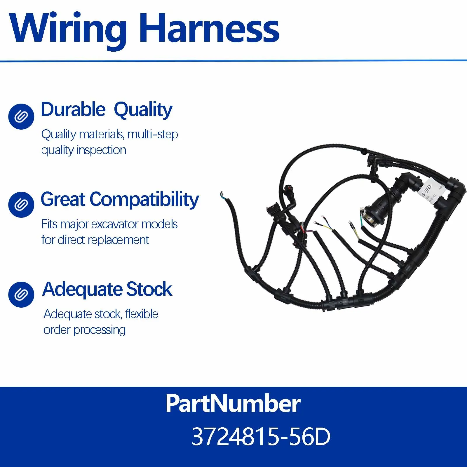 Wiring Harness 3724815-56D For Volvo Engineering Machinery Parts