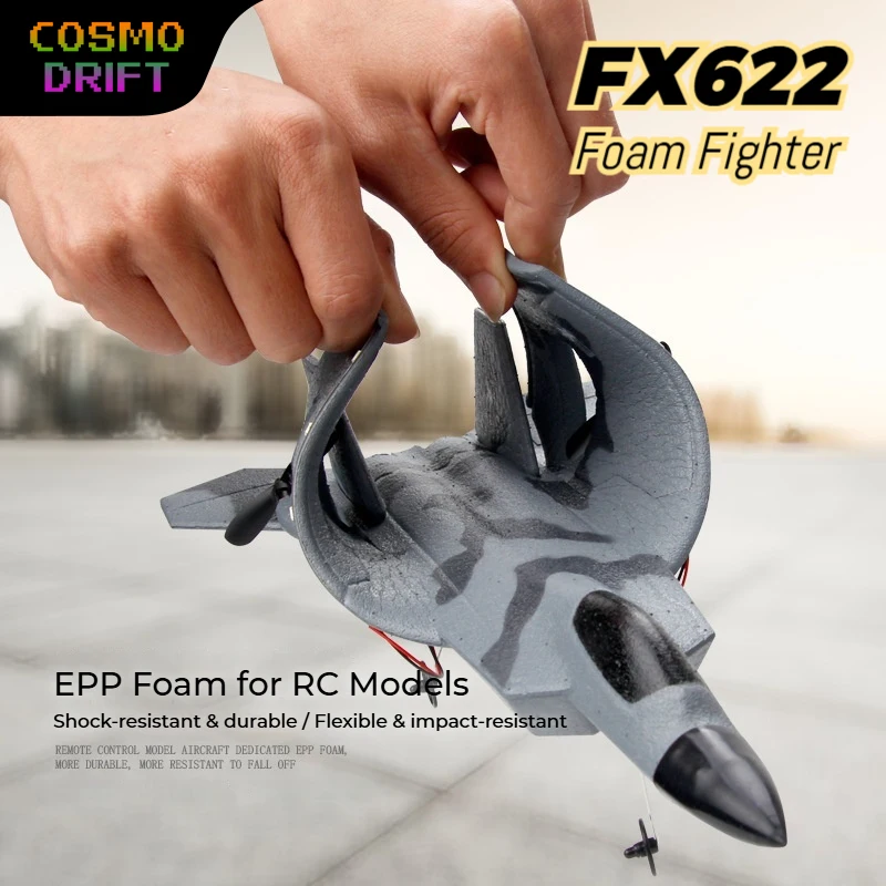 

FX622 Mini F-22 Raptor RC Plane Fixed Wing EPP Foam Glider Fighter Jet 2.4G Electric Hobby Model Ready-to-Fly RC Toy for Kids