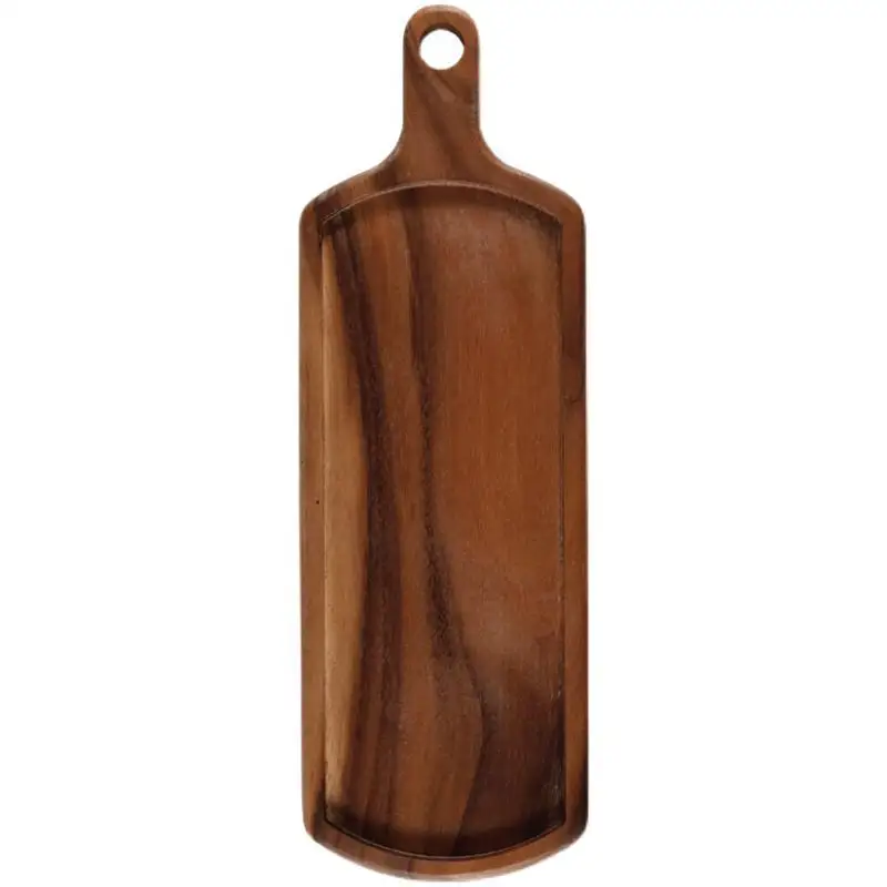 

Wooden Steak Plate Teak Solid Wood Rectangular Steak Plate Tray