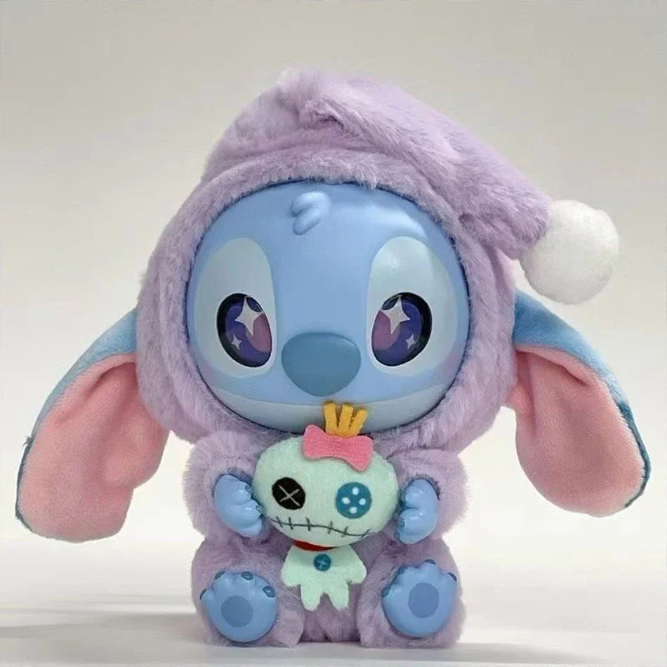 kawaii Stitch Blind Box Bag Eat Some Thing Before Sleep Series Vinyl Pendant Cute Doll Mystery Box Fluffy Doll Surprise Gift